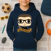 RBG Be Independent Cartoon Ruth Ginsburg Kids Hoodie thumb 2