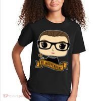 RBG Be Independent Cartoon Ruth Ginsburg Kids T-Shirt thumb 2