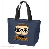 RBG Be Independent Cartoon Ruth Ginsburg Tote Bag thumb 3