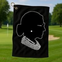 RBG Be Independent Classic Ruth Ginsburg Golf Towel thumb 1