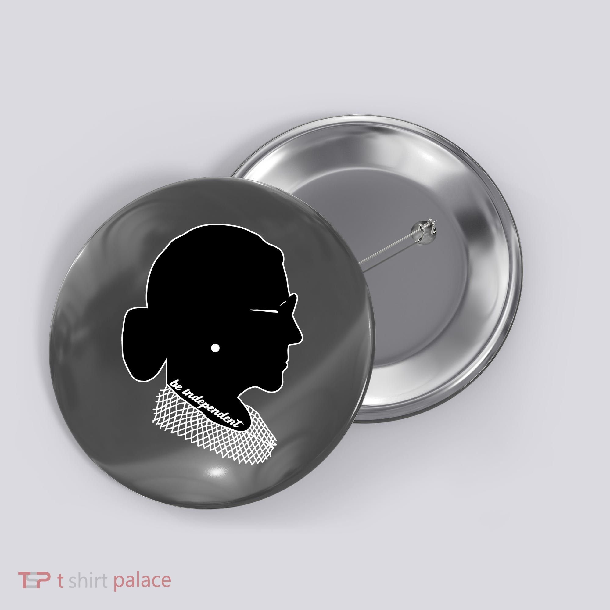 RBG Be Independent Classic Ruth Ginsburg Button