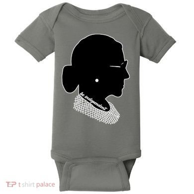 RBG Be Independent Classic Ruth Ginsburg Baby Bodysuit