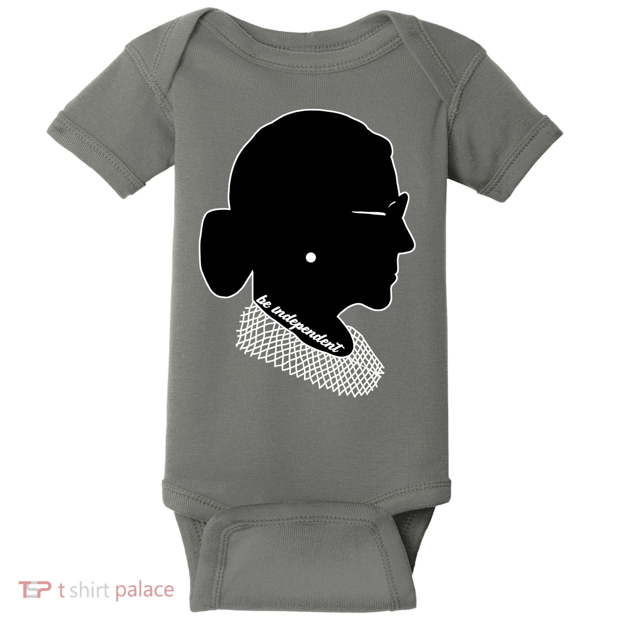 RBG Be Independent Classic Ruth Ginsburg Baby Bodysuit