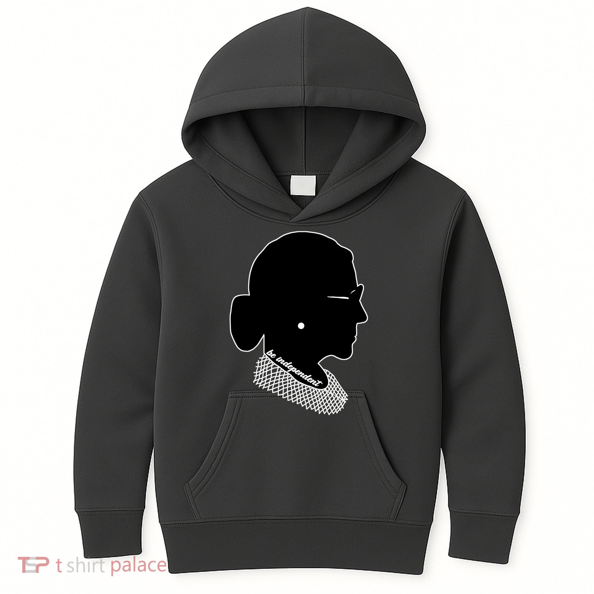 RBG Be Independent Classic Ruth Ginsburg Kids Hoodie