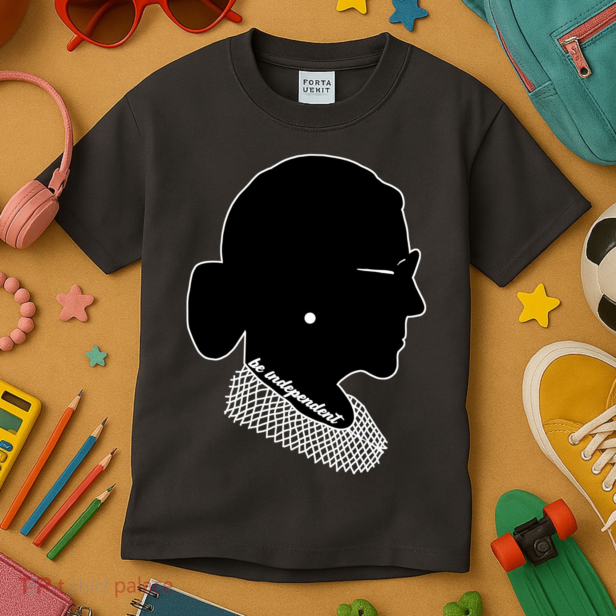 RBG Be Independent Classic Ruth Ginsburg Kids T-Shirt