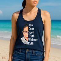 RBG Can't Spell Truth With Ruth Ginsburg Supreme Women's Tank Top thumb 2