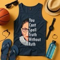 RBG Can't Spell Truth With Ruth Ginsburg Supreme Tank Top thumb 4