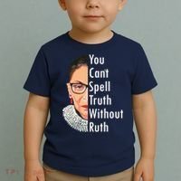 RBG Can't Spell Truth With Ruth Ginsburg Supreme Toddler T-Shirt thumb 2
