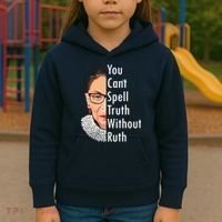 RBG Can't Spell Truth With Ruth Ginsburg Supreme Kids Hoodie thumb 3