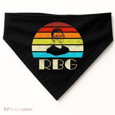 RBG Classic Ruth Bader Ginsburg USA-Made Doggie Bandana