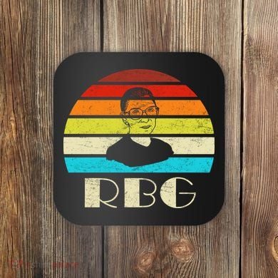 RBG Classic Ruth Bader Ginsburg Coaster
