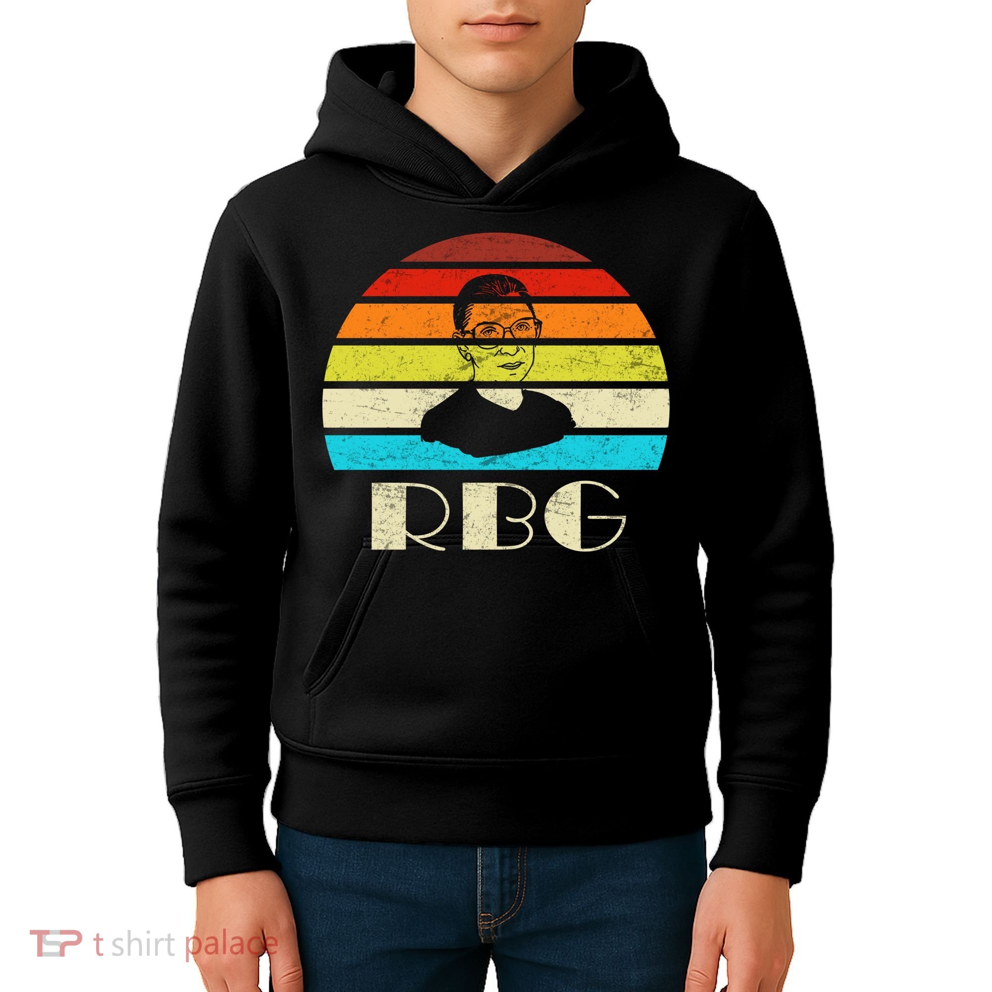 RBG Classic Ruth Bader Ginsburg Kids Hoodie