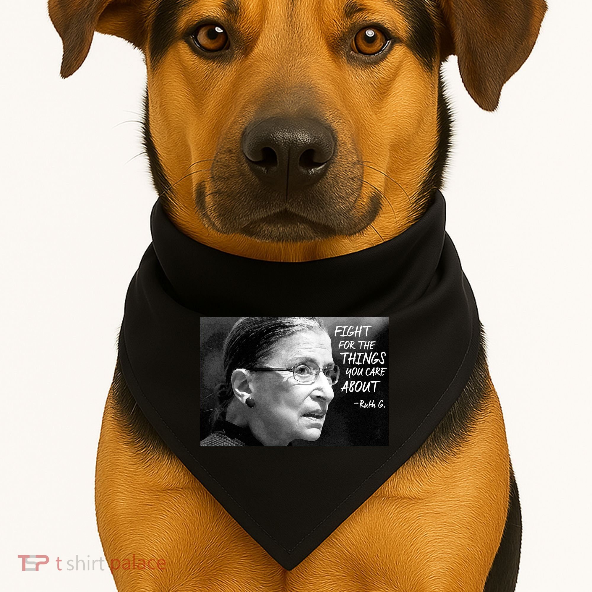 RBG Fight for the Things You Care About fff USA-Made Doggie Bandana