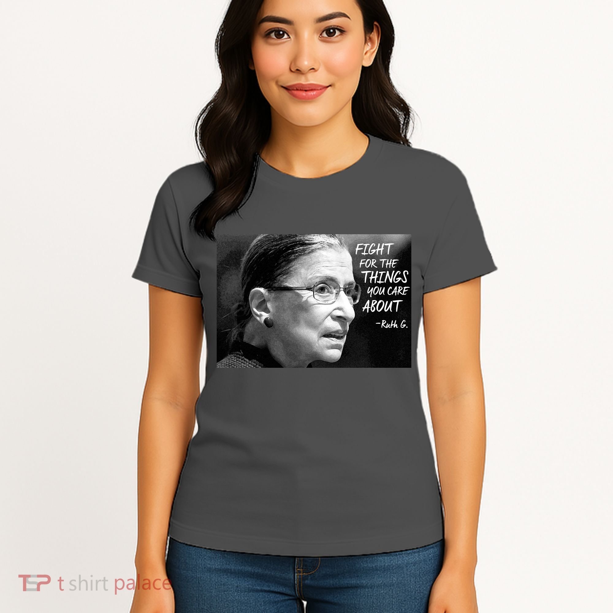 RBG Fight for the Things You Care About fff Women's T-Shirt