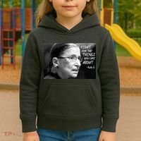 RBG Fight for the Things You Care About fff Kids Hoodie thumb 3