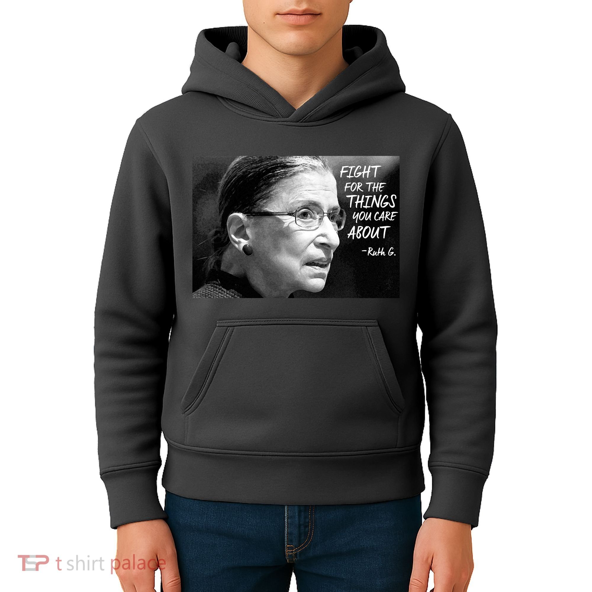 RBG Fight for the Things You Care About fff Kids Hoodie