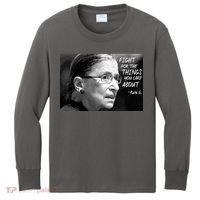 RBG Fight for the Things You Care About fff Kids Long Sleeve Shirt thumb 0