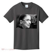 RBG Fight for the Things You Care About fff Kids T-Shirt thumb 0