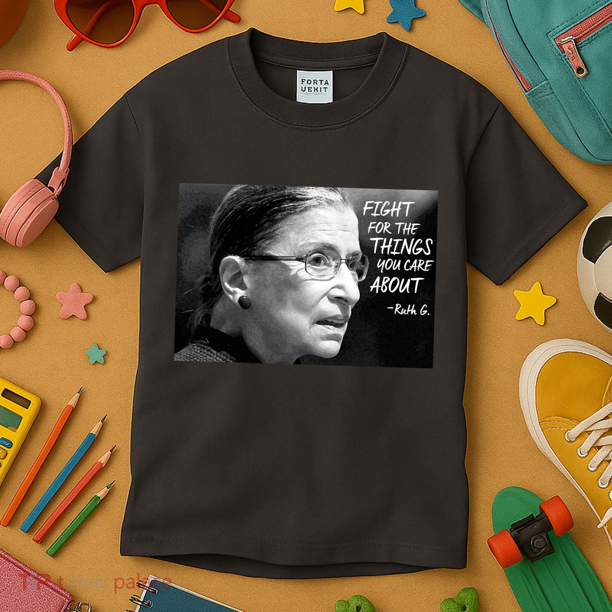 RBG Fight for the Things You Care About fff Kids T-Shirt