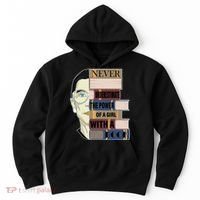 RBG Never Underestimate Power of Girl With Book Hoodie thumb 0