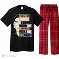RBG Never Underestimate Power of Girl With Book Pajama Set thumb 0