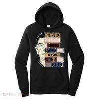 RBG Never Underestimate Power of Girl With Book Women's Hoodie thumb 0