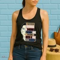 RBG Never Underestimate Power of Girl With Book Women's Tank Top thumb 2