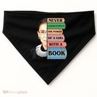 RBG Never Underestimate Ruth Bader Ginsburg USA-Made Doggie Bandana thumb 0
