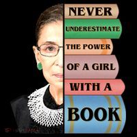 RBG Never Underestimate Ruth Bader Ginsburg Bucket Hat thumb 4