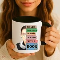 RBG Never Underestimate Ruth Bader Ginsburg Coffee Mug thumb 3