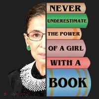 RBG Never Underestimate Ruth Bader Ginsburg Tumbler thumb 3