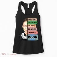RBG Never Underestimate Ruth Bader Ginsburg Women's Tank Top thumb 0