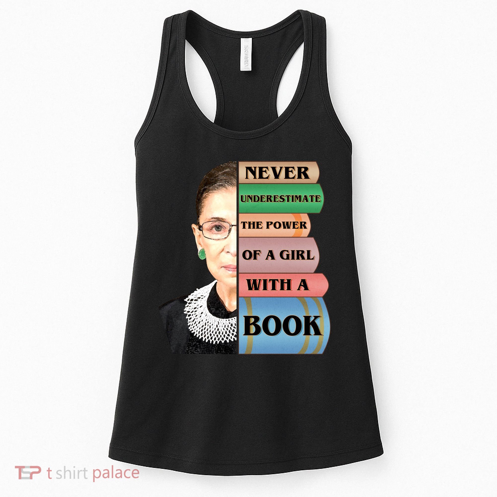 RBG Never Underestimate Ruth Bader Ginsburg Women's Tank Top