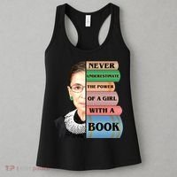 RBG Never Underestimate Ruth Bader Ginsburg Women's Tank Top thumb 3
