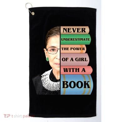 RBG Never Underestimate Ruth Bader Ginsburg Golf Towel
