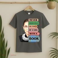 RBG Never Underestimate Ruth Bader Ginsburg T-Shirt thumb 2