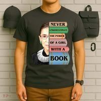 RBG Never Underestimate Ruth Bader Ginsburg T-Shirt thumb 6