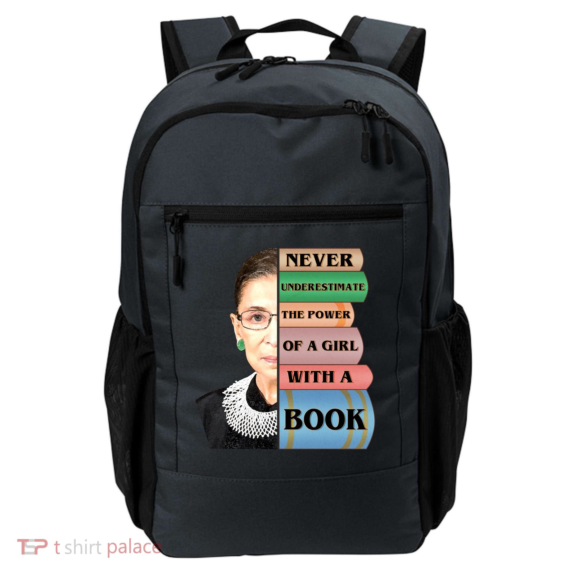 RBG Never Underestimate Ruth Bader Ginsburg Backpack