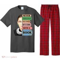 RBG Never Underestimate Ruth Bader Ginsburg Pajama Set thumb 0