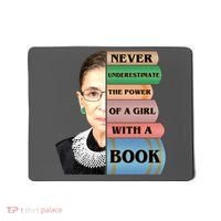 RBG Never Underestimate Ruth Bader Ginsburg Mousepad thumb 0