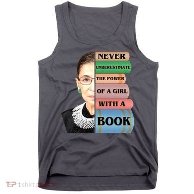 RBG Never Underestimate Ruth Bader Ginsburg Tank Top