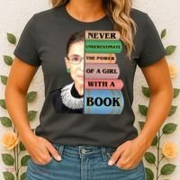 RBG Never Underestimate Ruth Bader Ginsburg Women's T-Shirt thumb 2