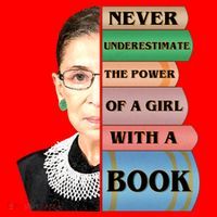 RBG Never Underestimate Ruth Bader Ginsburg Santa Hat thumb 1