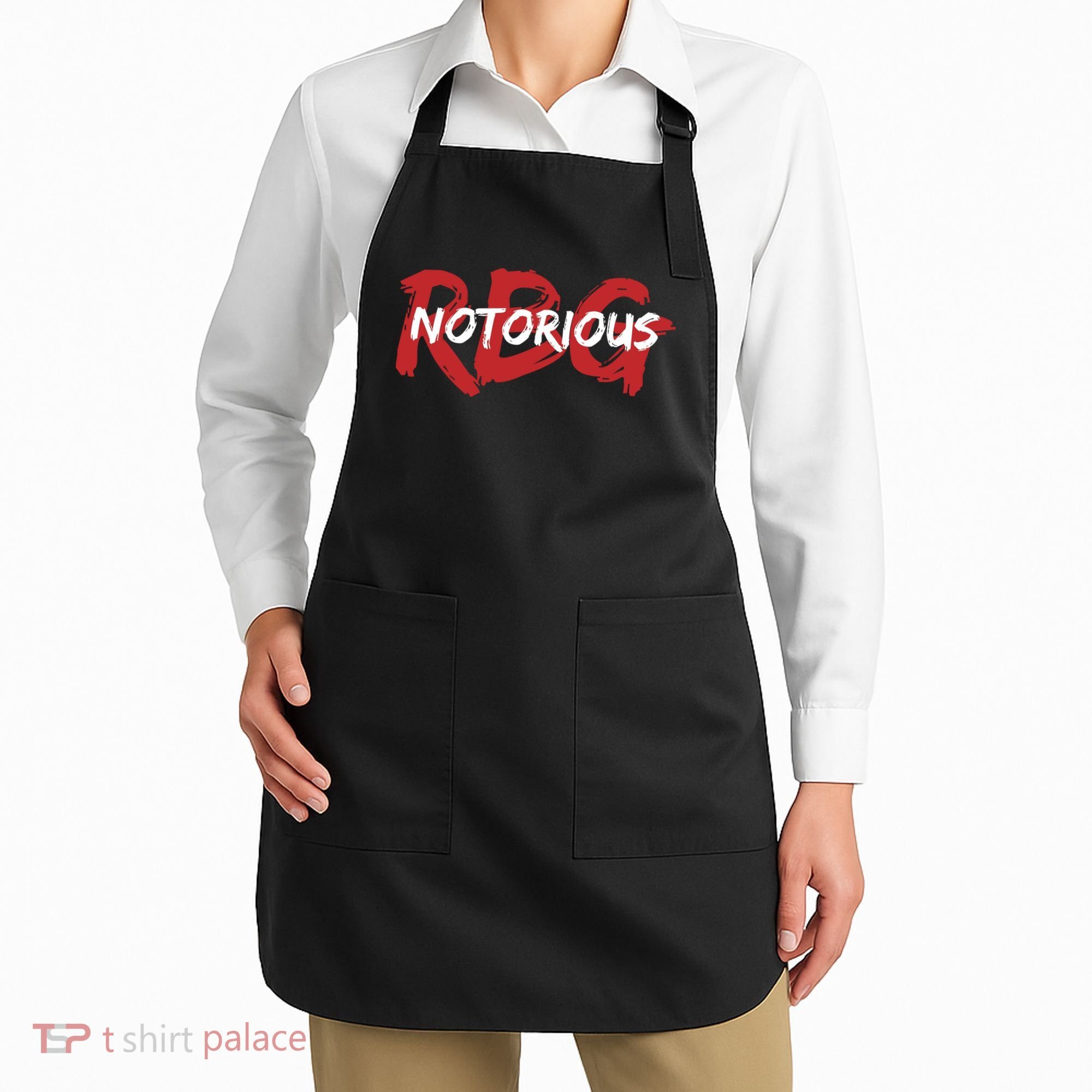 RBG Notorious Logo Ruther Bader Ginsburg  Apron