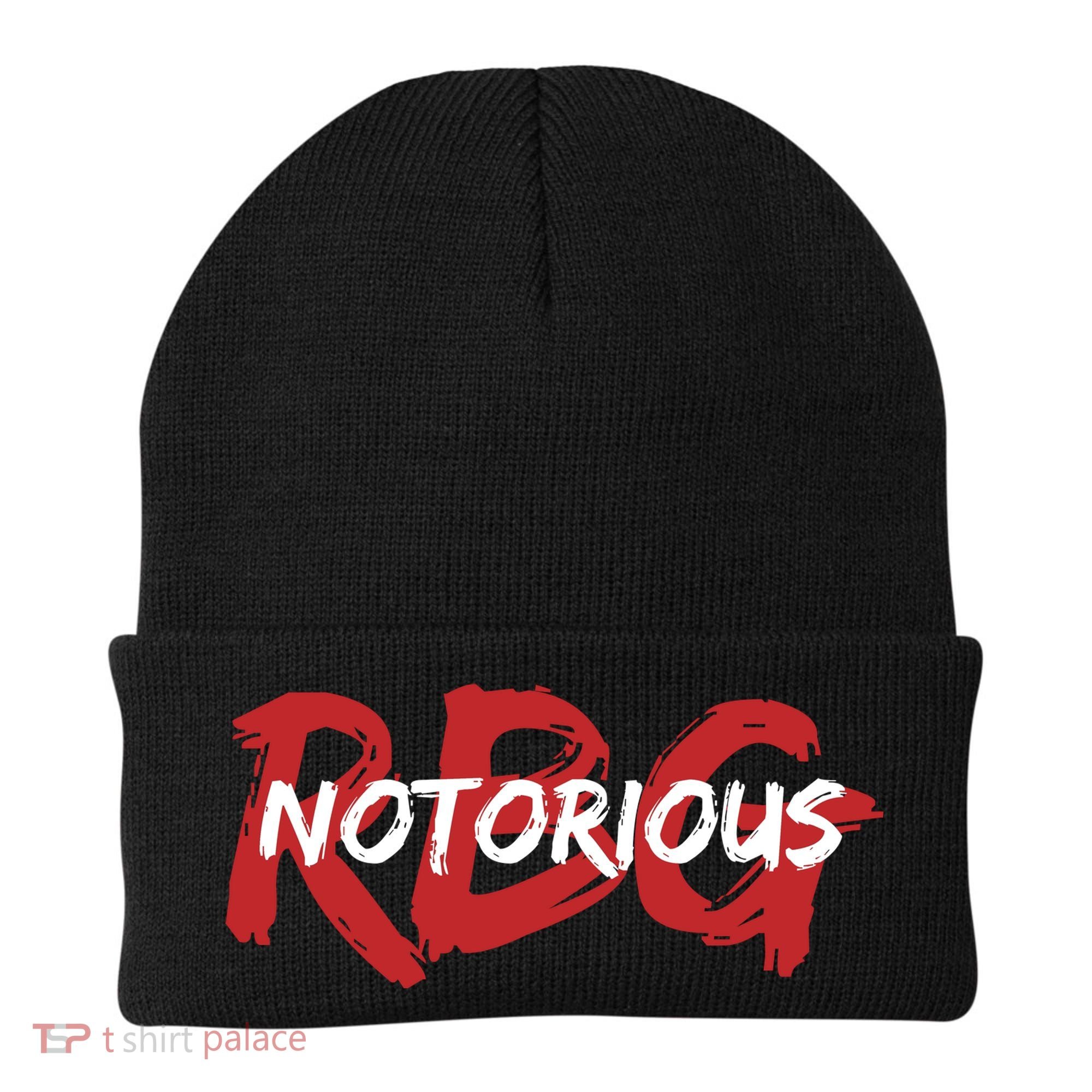 RBG Notorious Logo Ruther Bader Ginsburg  Beanie