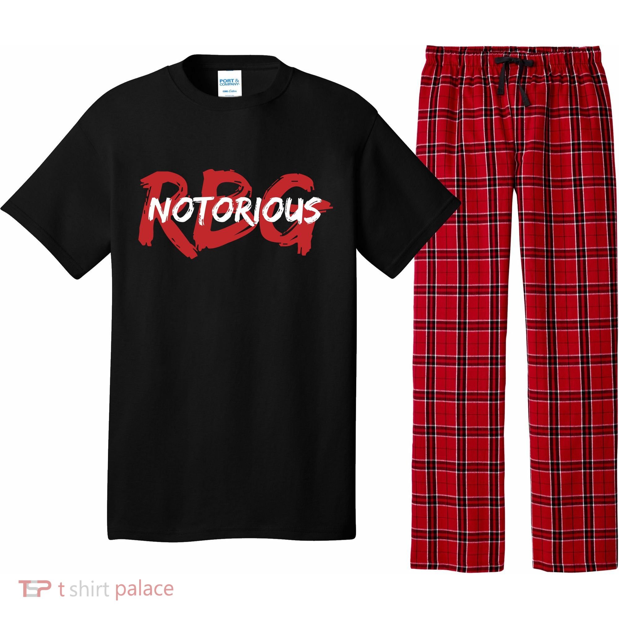 RBG Notorious Logo Ruther Bader Ginsburg  Pajama Set
