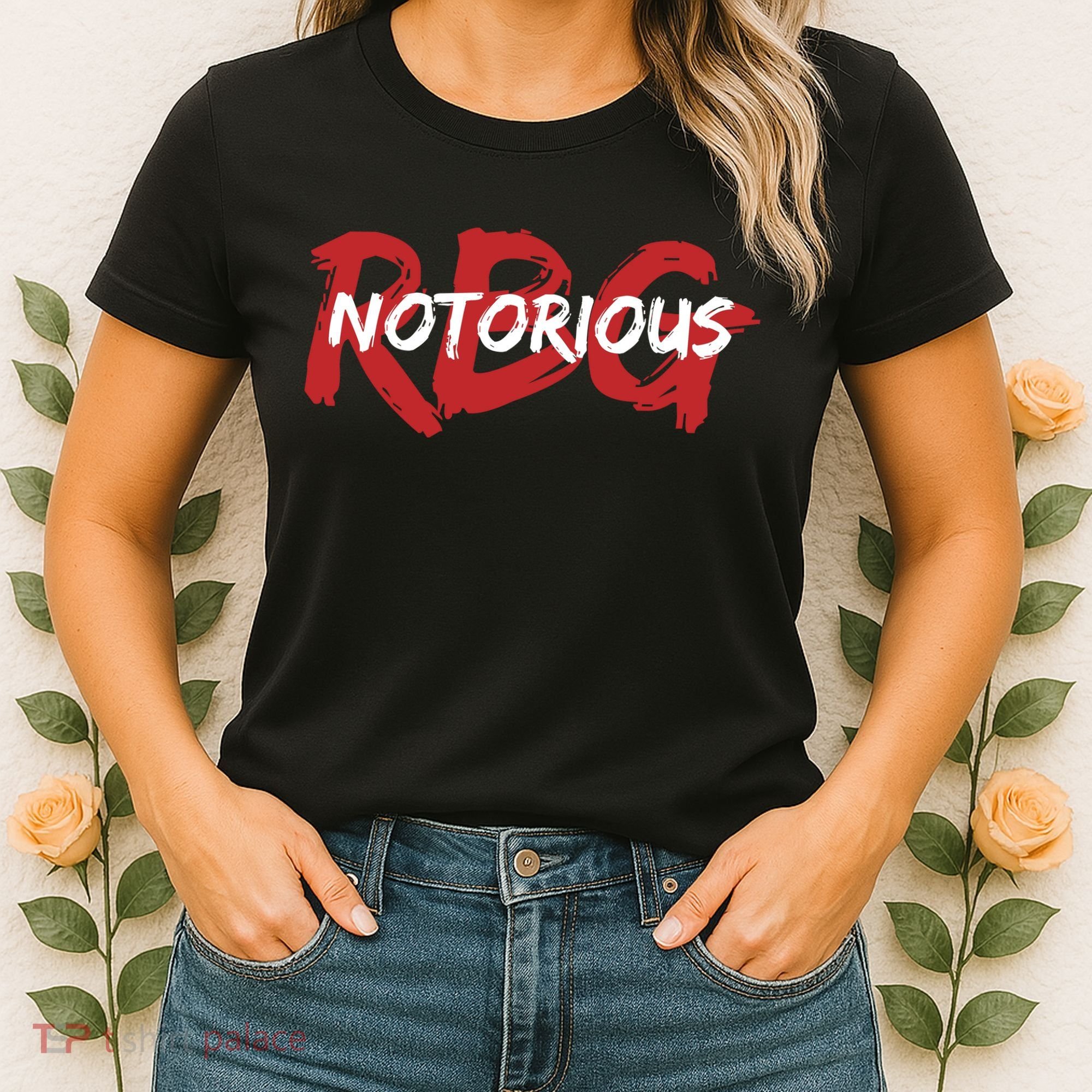 RBG Notorious Logo Ruther Bader Ginsburg  Women's T-Shirt