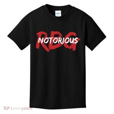 RBG Notorious Logo Ruther Bader Ginsburg  Kids T-Shirt