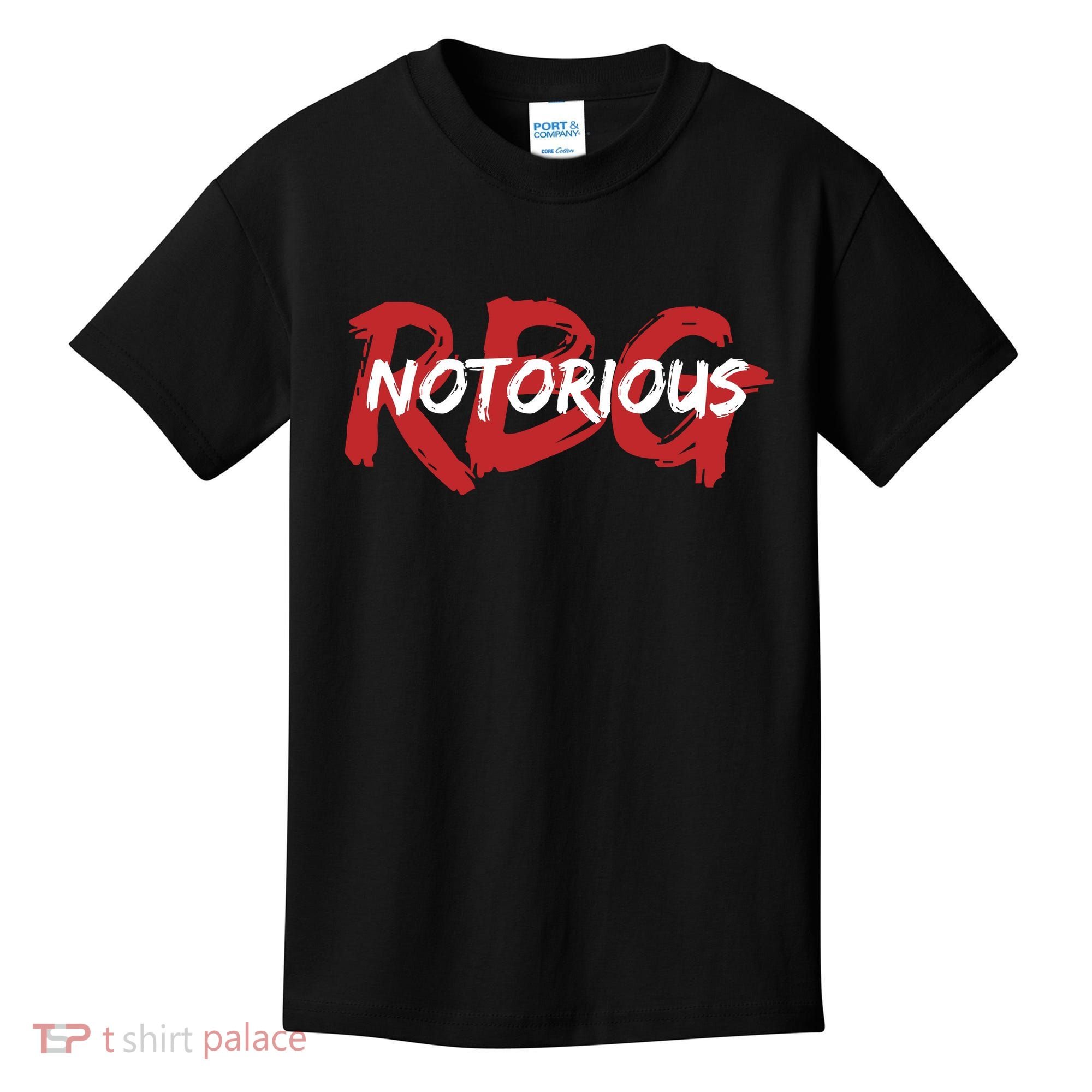 RBG Notorious Logo Ruther Bader Ginsburg  Kids T-Shirt