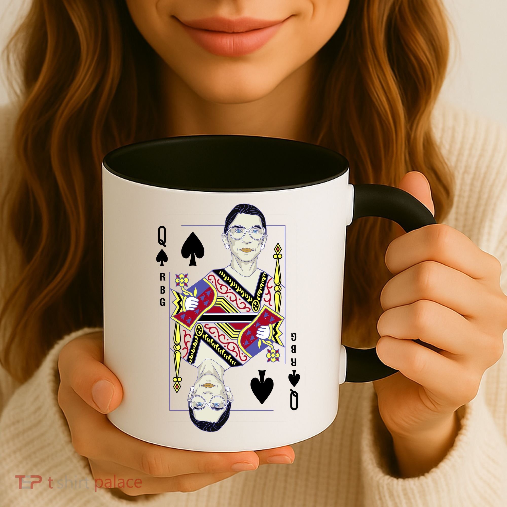 RBG Queen R.B.G. Ruther Bader Ginsburg  Coffee Mug
